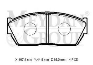 Honda Accord- 79/81; Ön Fren Balatası (disk) (107,4x43x15) (daıwa) - 45022-SA0-505
